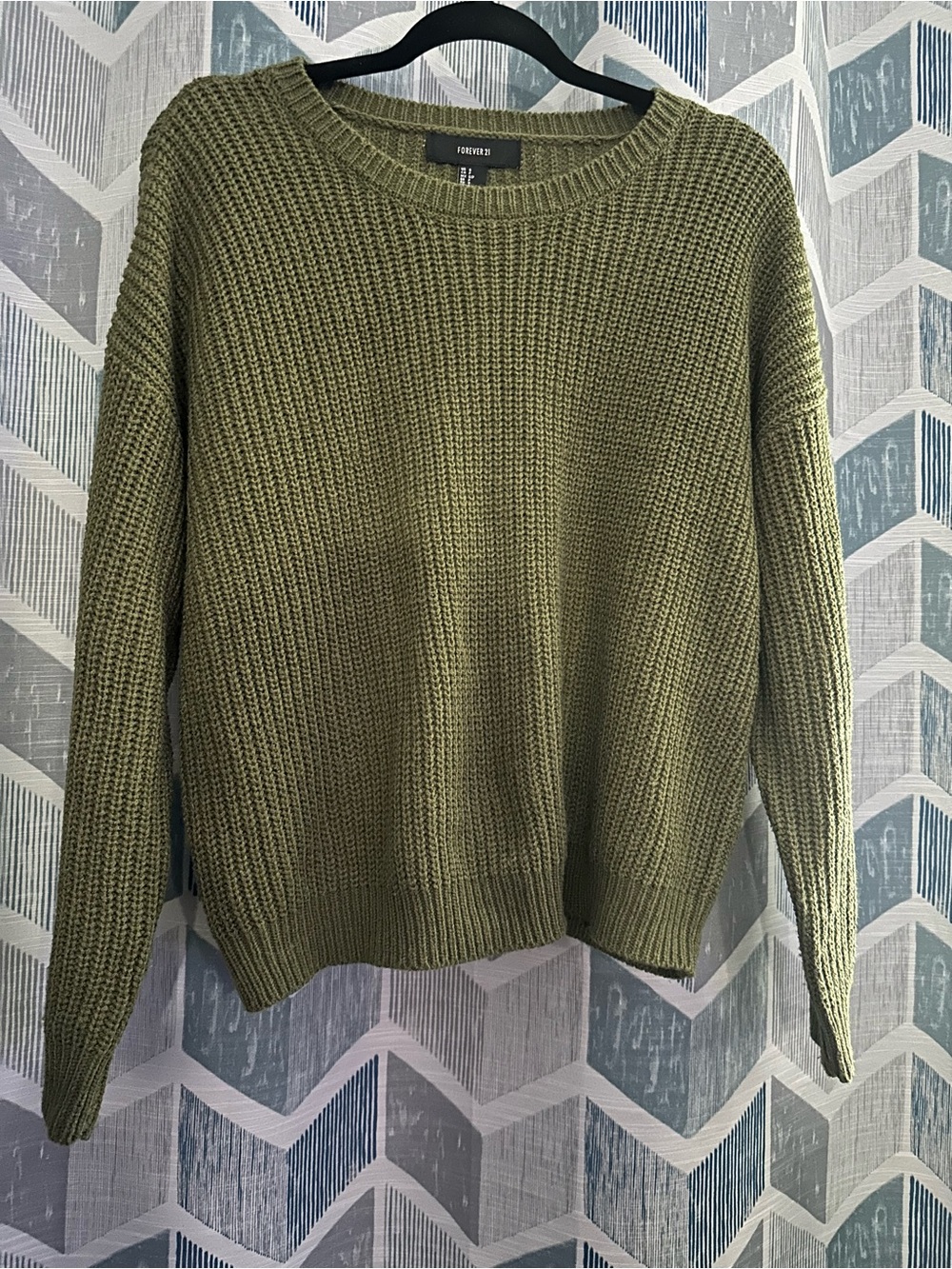 Forever 21 Sage Green Sweater Size S